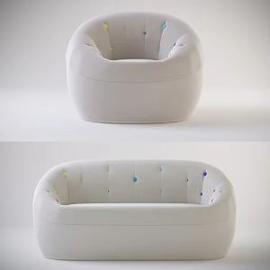 Combination sofa 3d model