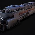 INDUSTRIAL LOFT TRAIN ARMORED TRAIN ARMORED TRAIN 3d model