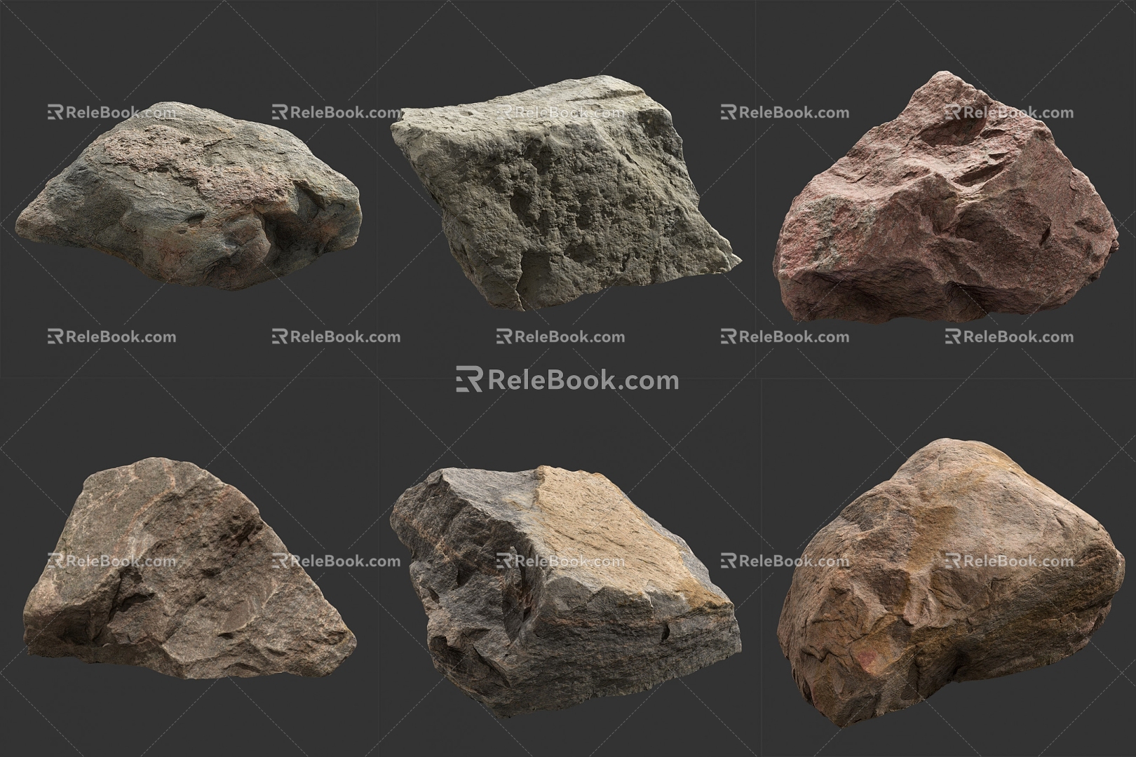 Stone Rock 3d model