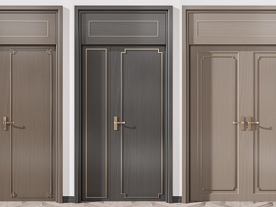 New Chinese style combination of single door and double door model