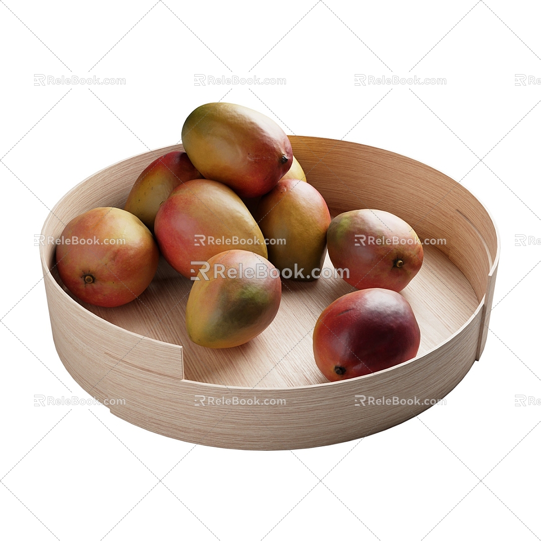 Fruit plate 3d model