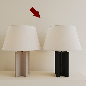 Modern medieval table lamp 3d model