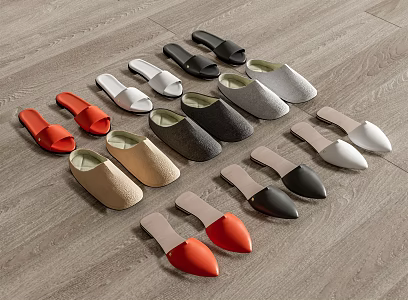 Modern Shoes Combination 3d model
