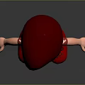 3D Animated Boy Character Wearing Red Shirt Blue Pants And Red Shoes