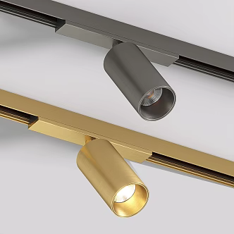 Modern Simple Light Luxury Spotlight Exhibition Spotlight 3d model
