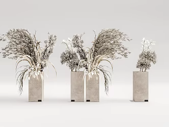 Modern Vase Hay Vase 3d model