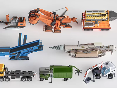 Mining truck Mining machinery Mine truck Engineering truck 3d model