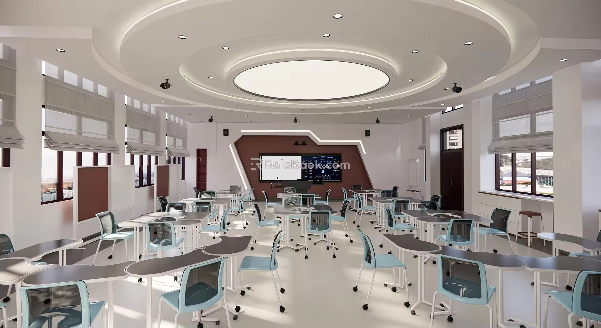 Modern Classroom Demonstration Observation Classroom 3d model