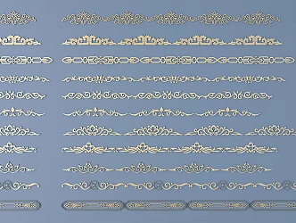 808 Metal Carved 15 3d model