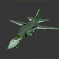 Detailed Military Fighter Jet Model With Wings Tail And Markings On Dark Background