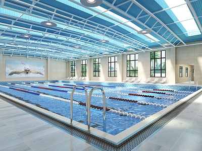 Swimming pool 3d model