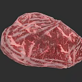 Fresh Marbled Raw Beef Steak With Rich Fat Texture For Cooking