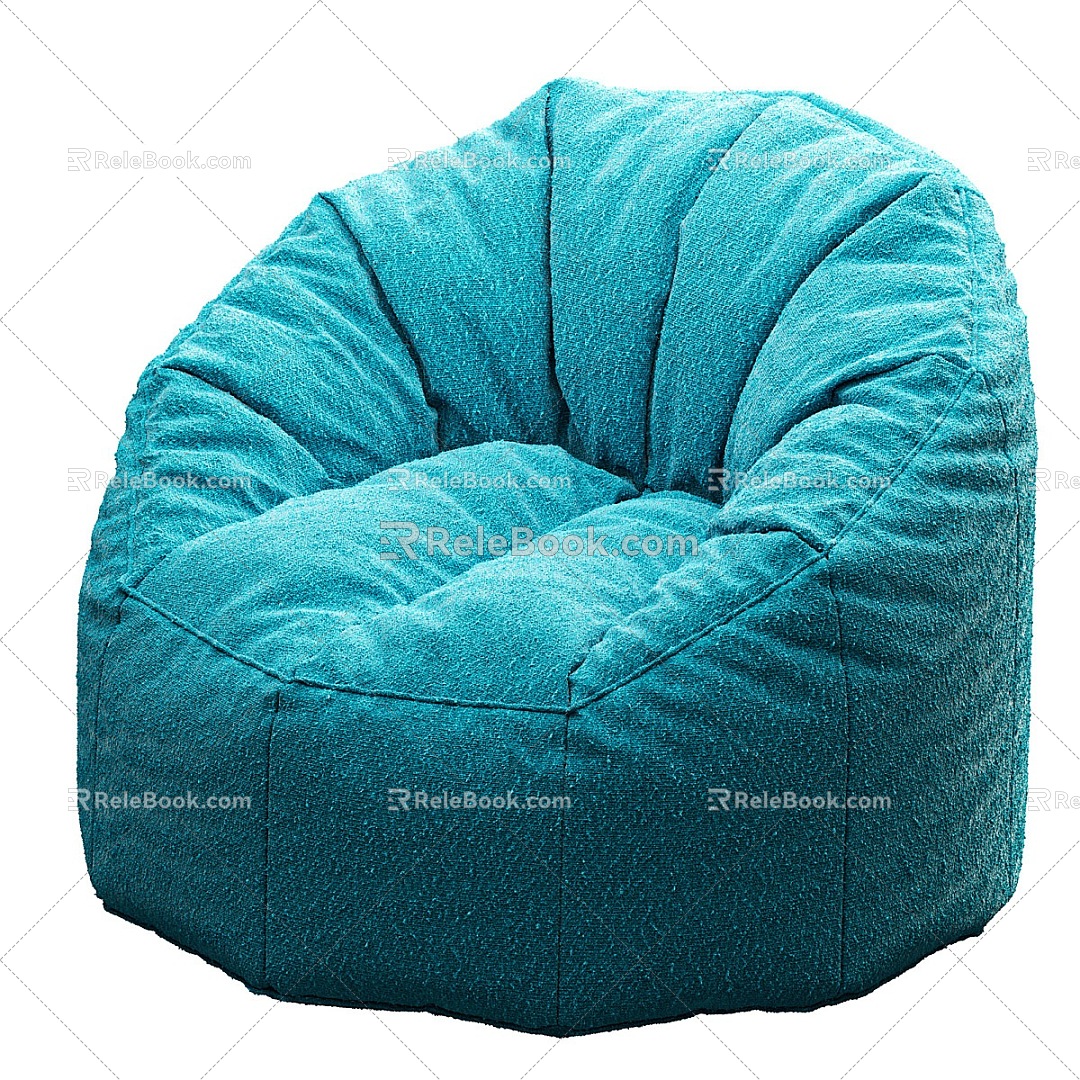 Lazy Sofa Single Sofa 3d model