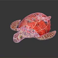 Turtle Cartoon Turtle Snapping Turtle Chickbill Turtle Reptile Cold Blooded Animal Reptile Class 3d model