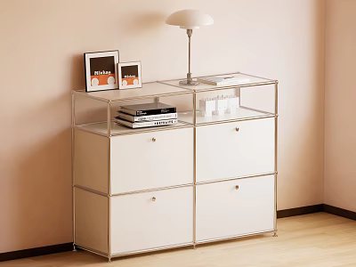 Modern Bauhaus Storage Rack Storage Cabinet 3d model