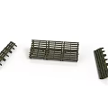 High Quality Black Metal Grating Equipment Set With Three Sturdy Pieces