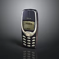 Nokia Classic Mobile Phone With Keypad And Screen Showing Hello 123