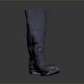 High Top Leather Boots For Daily Wear With Durable Sole And Comfortable Design