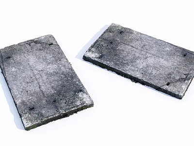 Natural Stone And Wood Textured Slabs For Decorative Construction Applications 3d model
