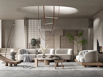 The Silent Living Room 3d model