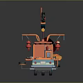 Commercial Sushi Food Truck Equipment With Workbench And Display Area