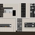 Sideboard Bookcase 3d model