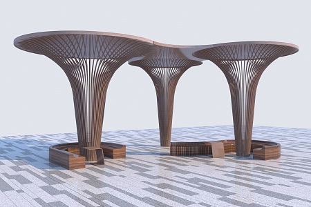 Gallery structure 3d model