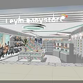 Leyin Babystore Interior With Strollers Shelves And Baby Product Displays