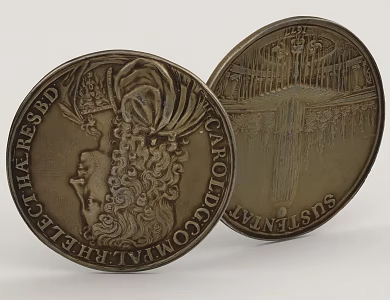 Gold Coins Ancient Coins Collectible Coins Currency Copper Coins Steel Arongs Cultural Relics Foreign Currency 3d model