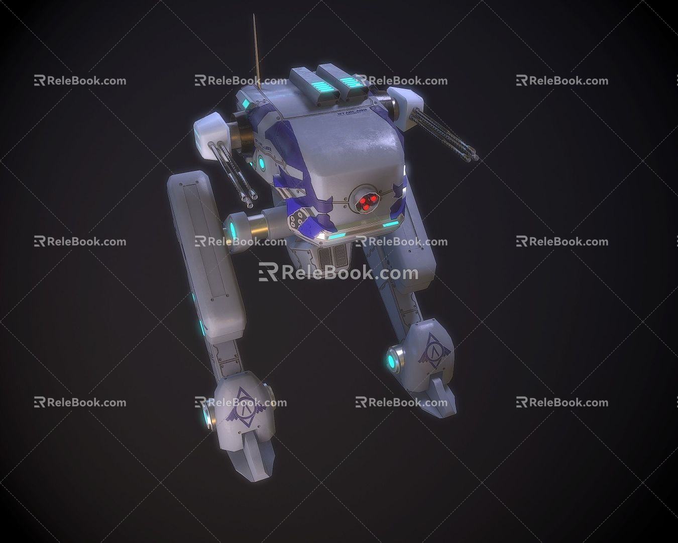 Intelligent Robot Machine Mechanical Robot Intelligent Artificial Intelligence Fighting Robot Mecha Technology 3d model