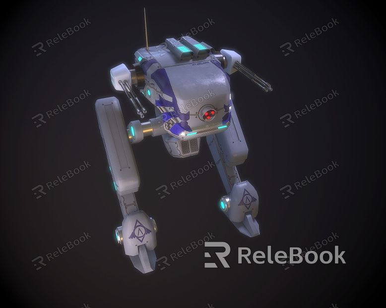 Intelligent Robot Machine Mechanical Robot Intelligent Artificial Intelligence Fighting Robot Mecha Technology model