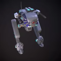 Intelligent Robot Machine Mechanical Robot Intelligent Artificial Intelligence Fighting Robot Mecha Technology 3d model