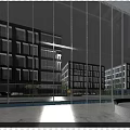 Recreational Area With Modern Buildings And Relaxing Indoor Space