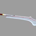Meat cleaver weapon cold weapon ancient weapon medieval weapon PBR material next generation game equipment war knife short handle axe sacrificial weapon 3d model
