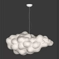 Modern chandelier cloud lamp 3d model
