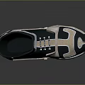 Modern High Top Lifestyle Boot With Dark Green Silver Copper Accents And White Sole