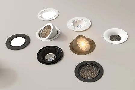 Modern Downlight Spotlight 3d model