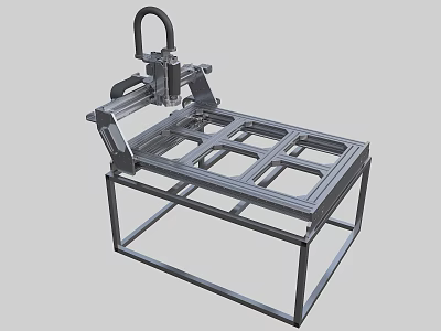 Milling Machine Processing Equipment Production Equipment 3d model