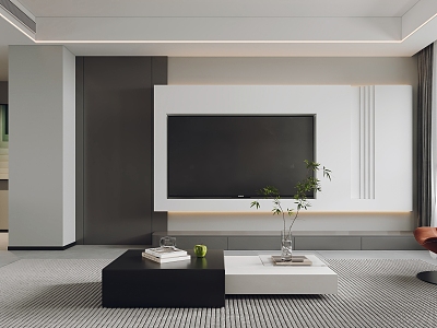 modern living room model