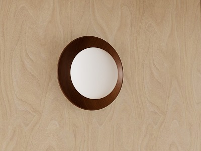 Wall lamp-quiet wind wall lamp round wall lamp model