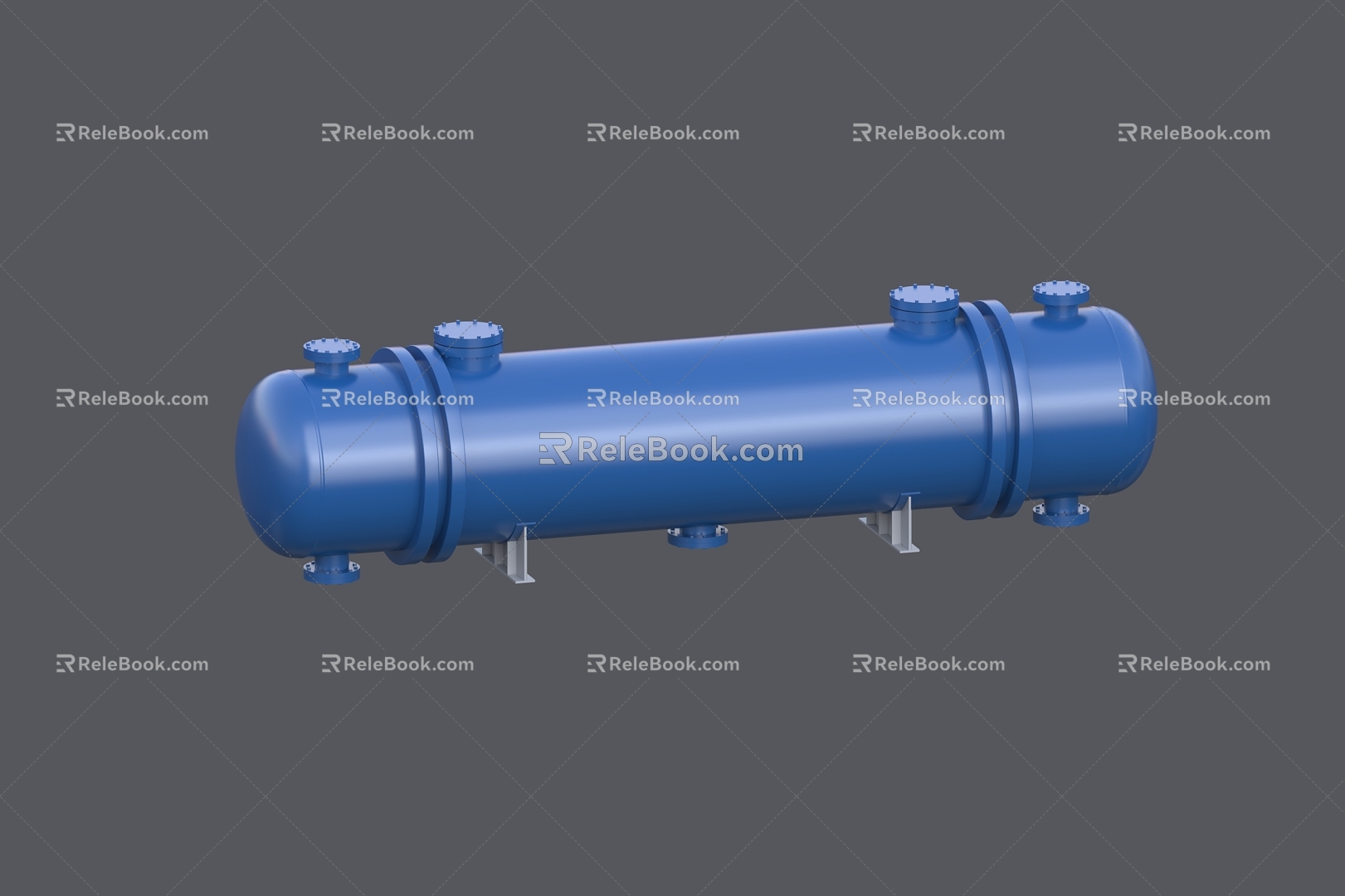 Heat exchanger water pipe filter 3d model