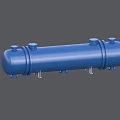Heat exchanger water pipe filter 3d model