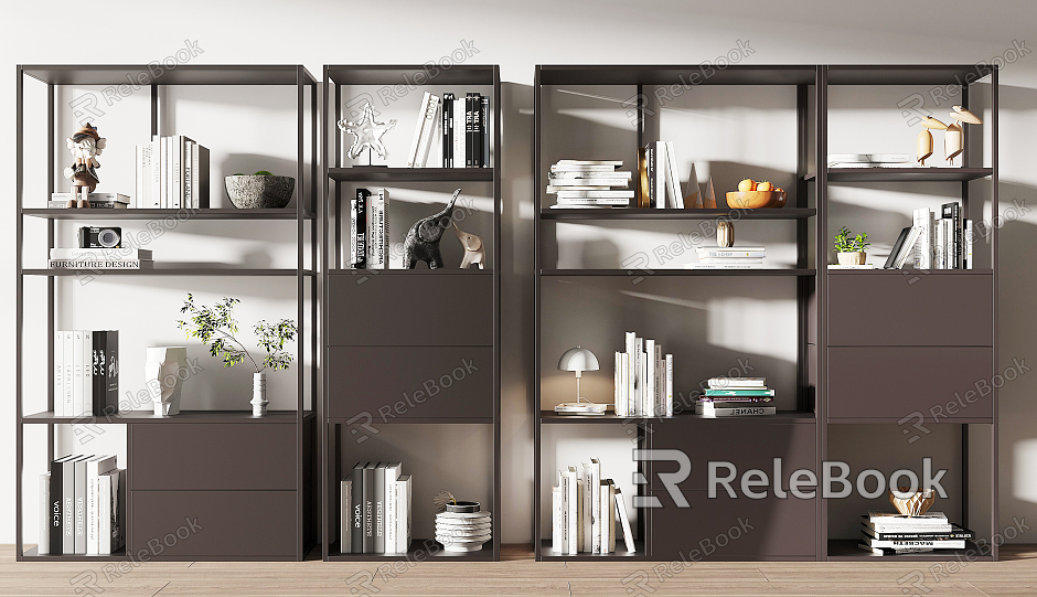 Modern Bookshelf model