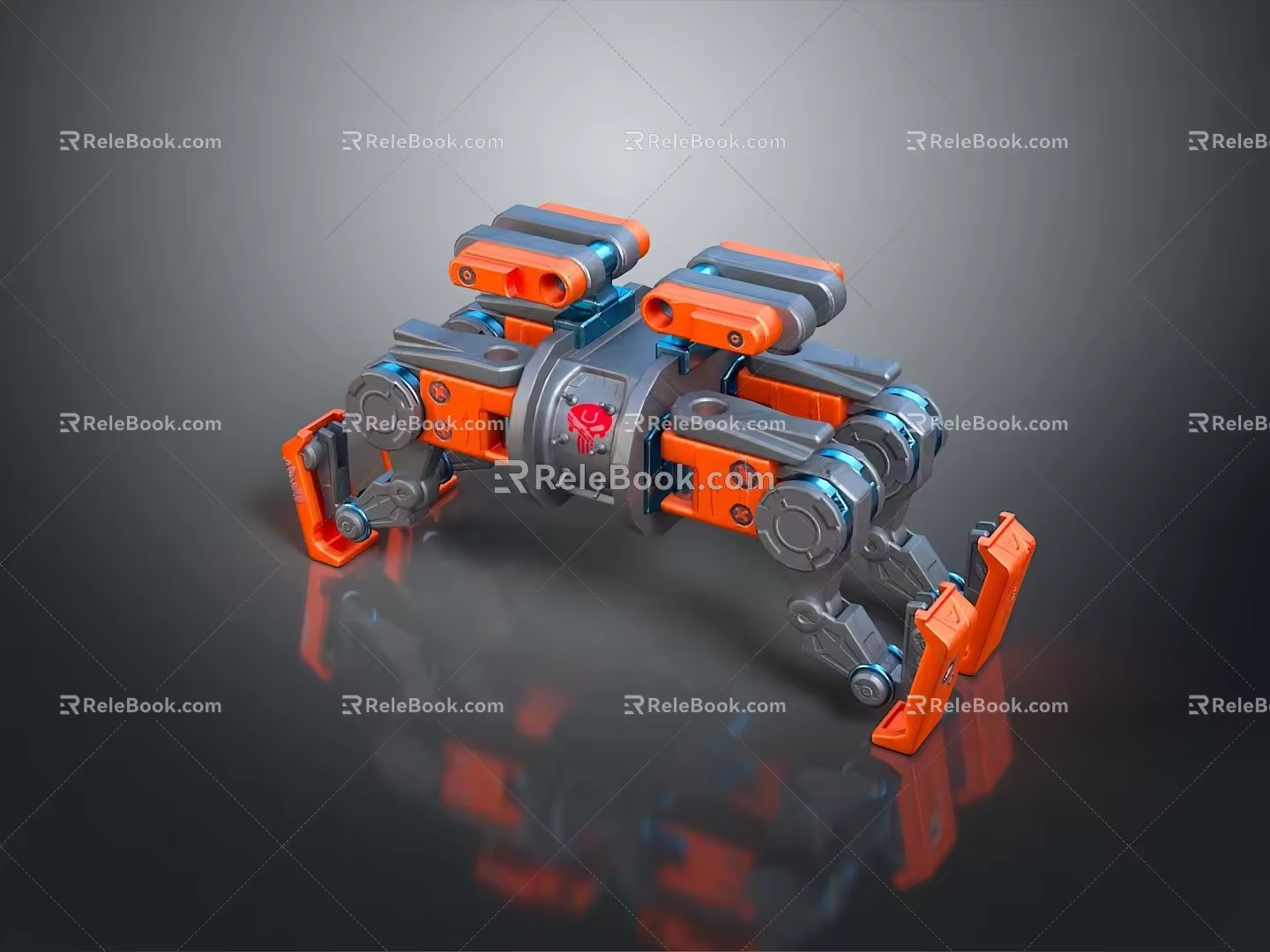 Robot Robot Assistant Small Robot Robot Butler Robot Butler Figure Game Figure 3d model