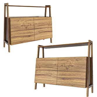Low Cabinet Side Cabinet Storage Cabinet Entrance Cabinet Bucket Cabinet 3d model