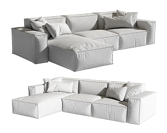 Modern Multiplayer Sofa 3d model