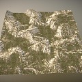 mountain mountain terrain 3d model