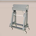 Heavy Duty Industrial Equipment Metal Frame Mobile Workbench Stand With Wheels