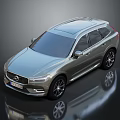 Volvo Silver SUV Exterior Design With Stylish Body And Alloy Wheels