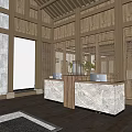 Ancient Chinese Architecture With Traditional Tile Roof Wooden Frames Stone Walls And Steps